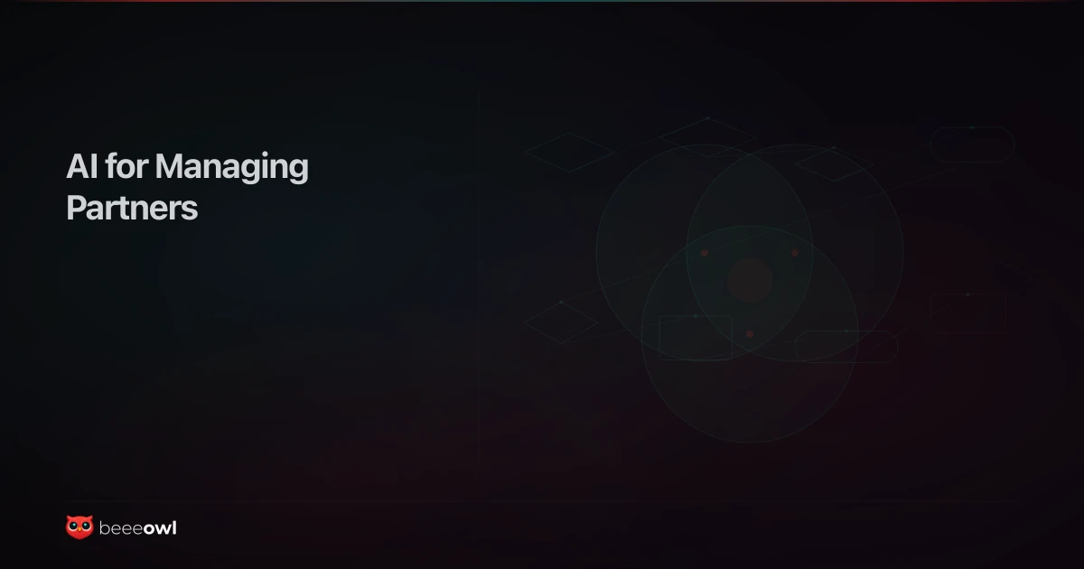 AI Agents for Managing Partners: From Client Profitability to Conflict-of-Interest Checking