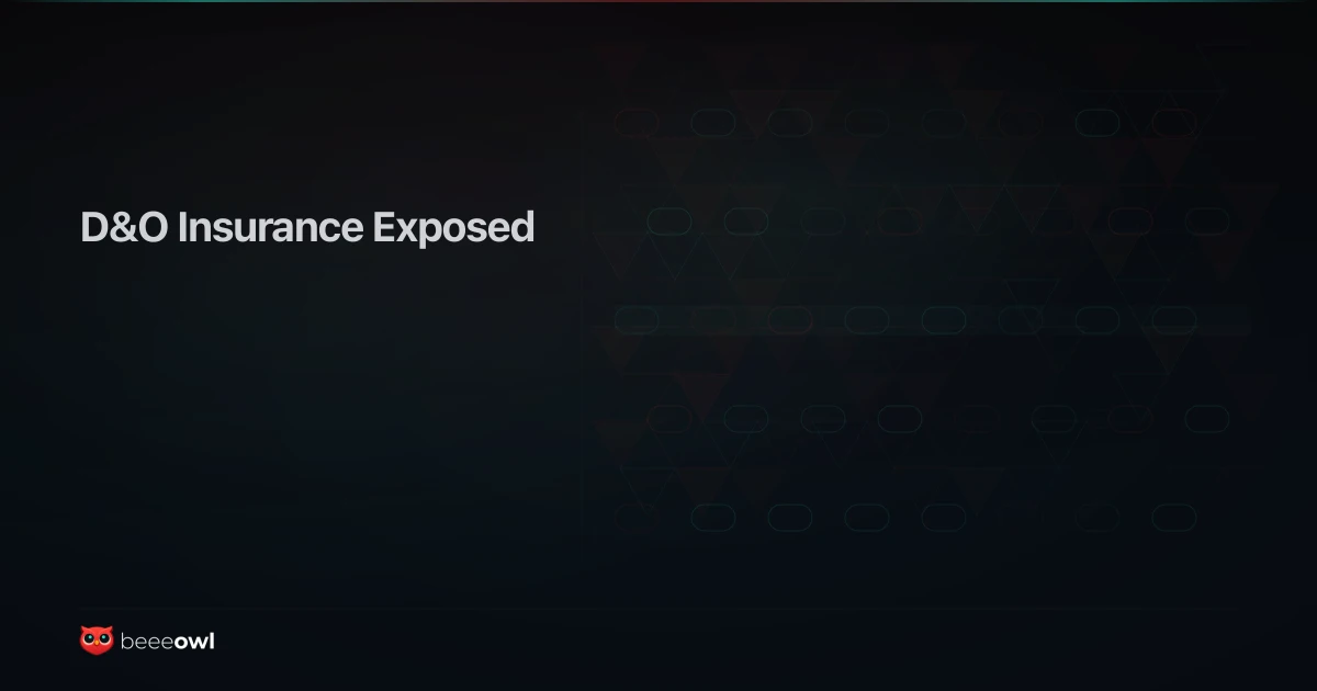 Your Insurance May Not Cover AI Agent Failures: The D&O Exclusion Crisis