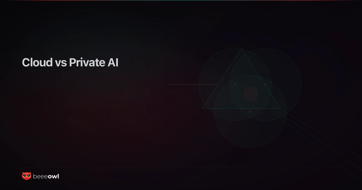 Cloud AI APIs vs Private AI Infrastructure: A Decision Framework for Executives
