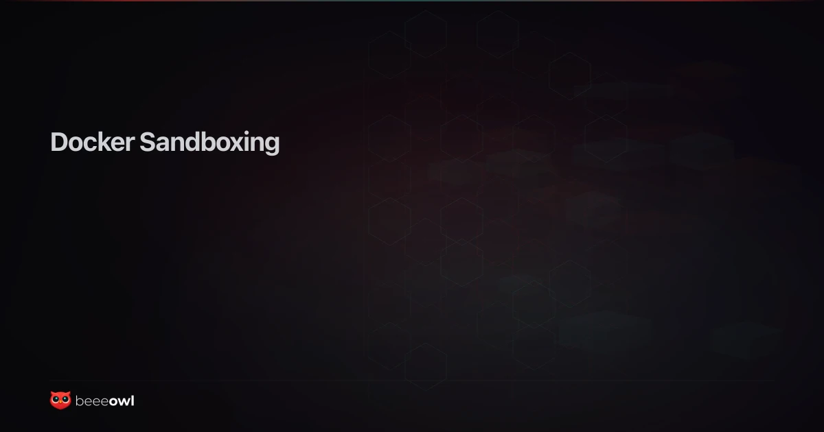 Docker Sandboxing for OpenClaw: Why Your Agent Should Never Run on the Host OS