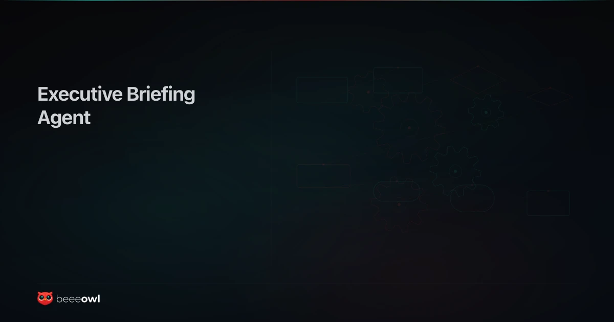 How to Build an AI Executive Briefing Agent with OpenClaw