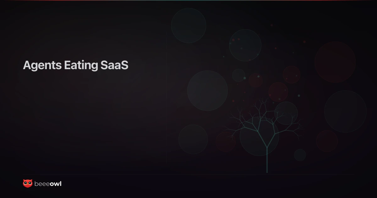 The Personal AI Agent Is Eating the Enterprise SaaS Stack