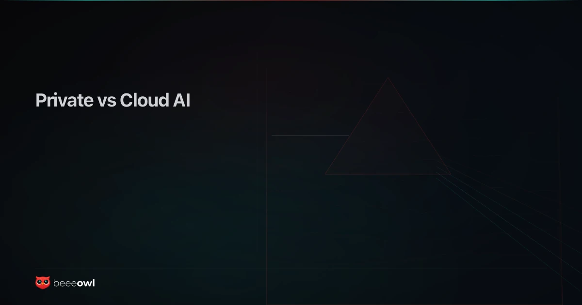 Private AI vs. Cloud AI: What Executives Need to Know