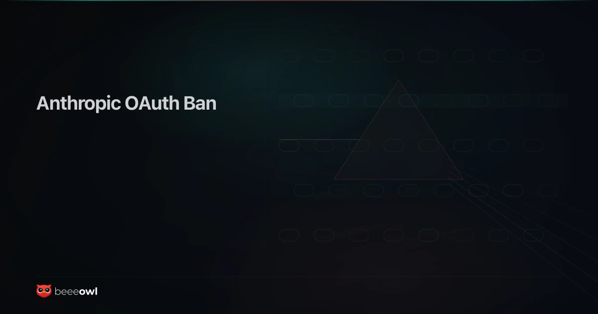 Why Anthropic Banned Consumer OAuth for OpenClaw — And What It Means for Your Deployment